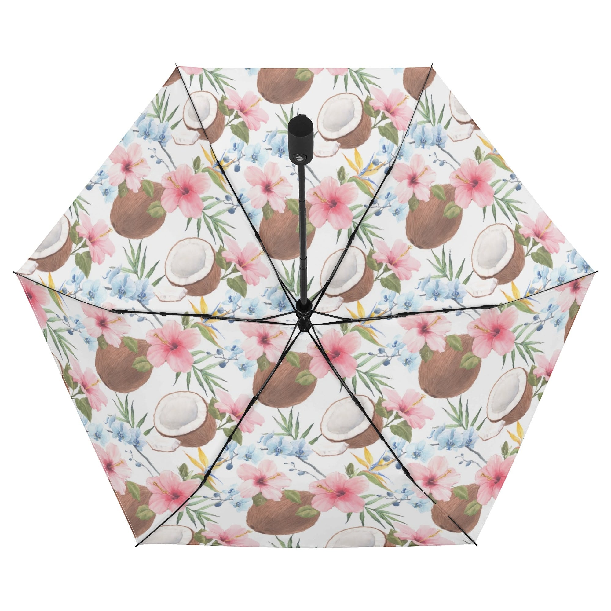 Coconuts Compact Automatic Umbrella Compact Automatic Umbrella Food Printed Offshore