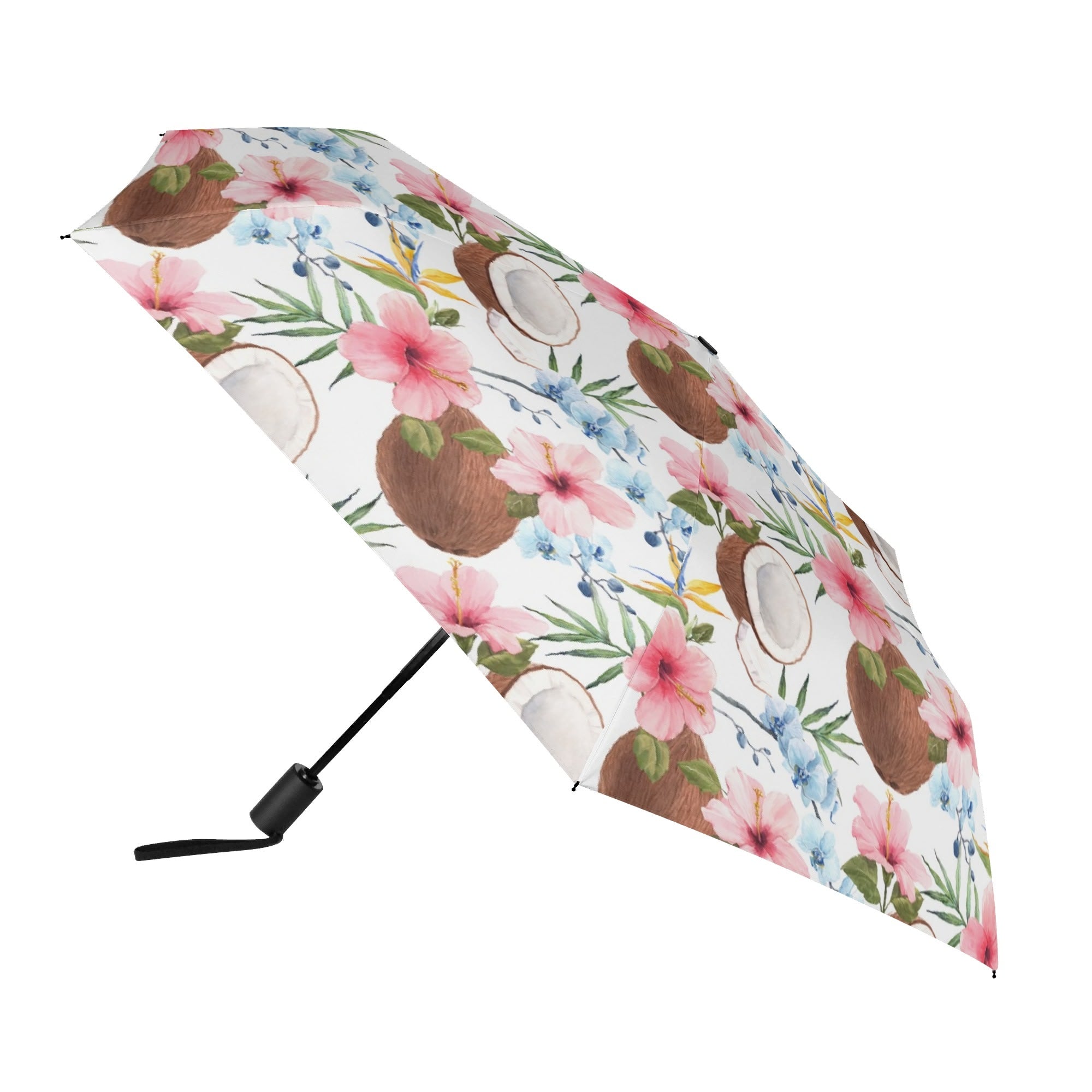 Coconuts Compact Automatic Umbrella Compact Automatic Umbrella Food Printed Offshore