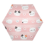 Pink Cats Compact Automatic Umbrella Compact Automatic Umbrella animal Printed Offshore