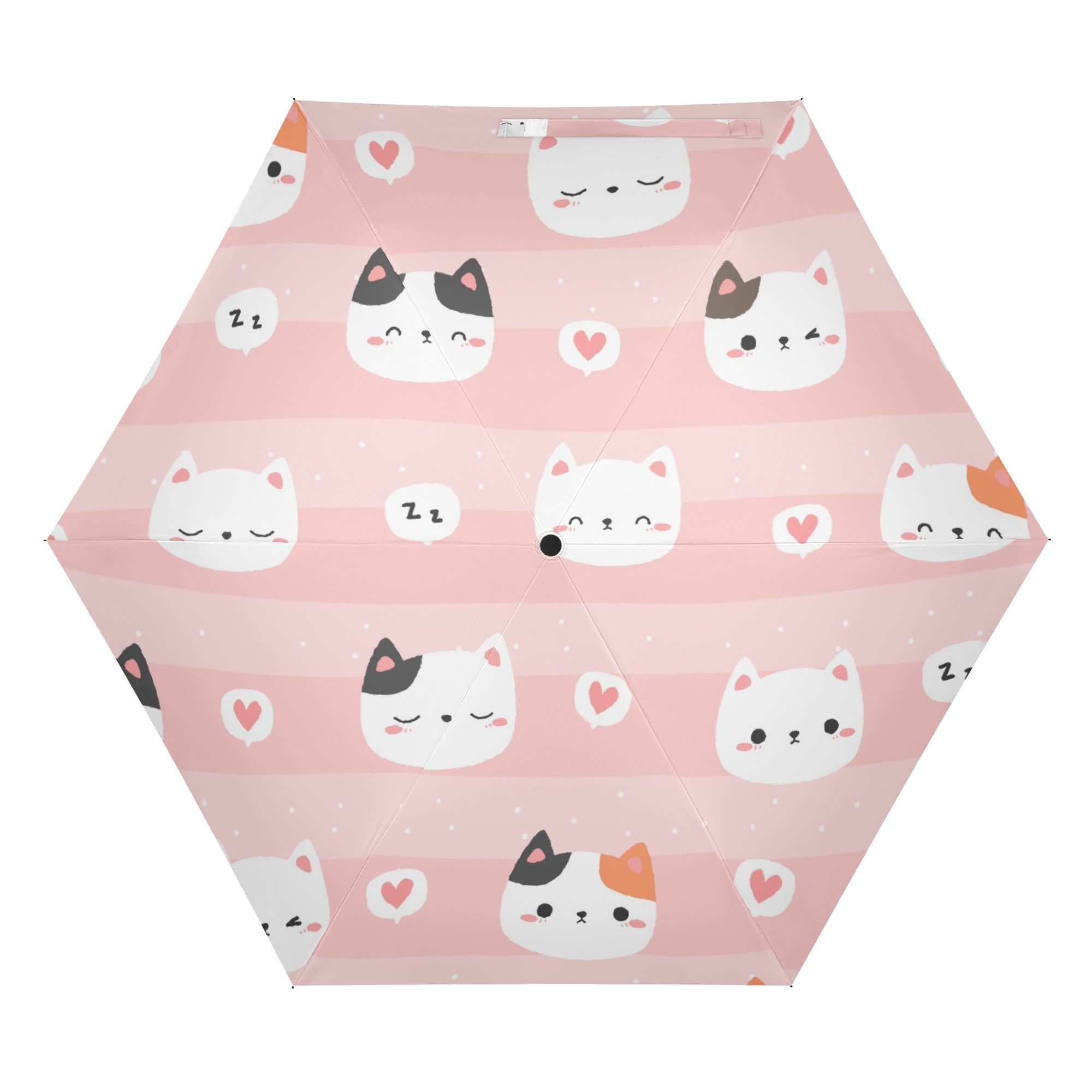 Pink Cats Compact Automatic Umbrella Compact Automatic Umbrella animal Printed Offshore