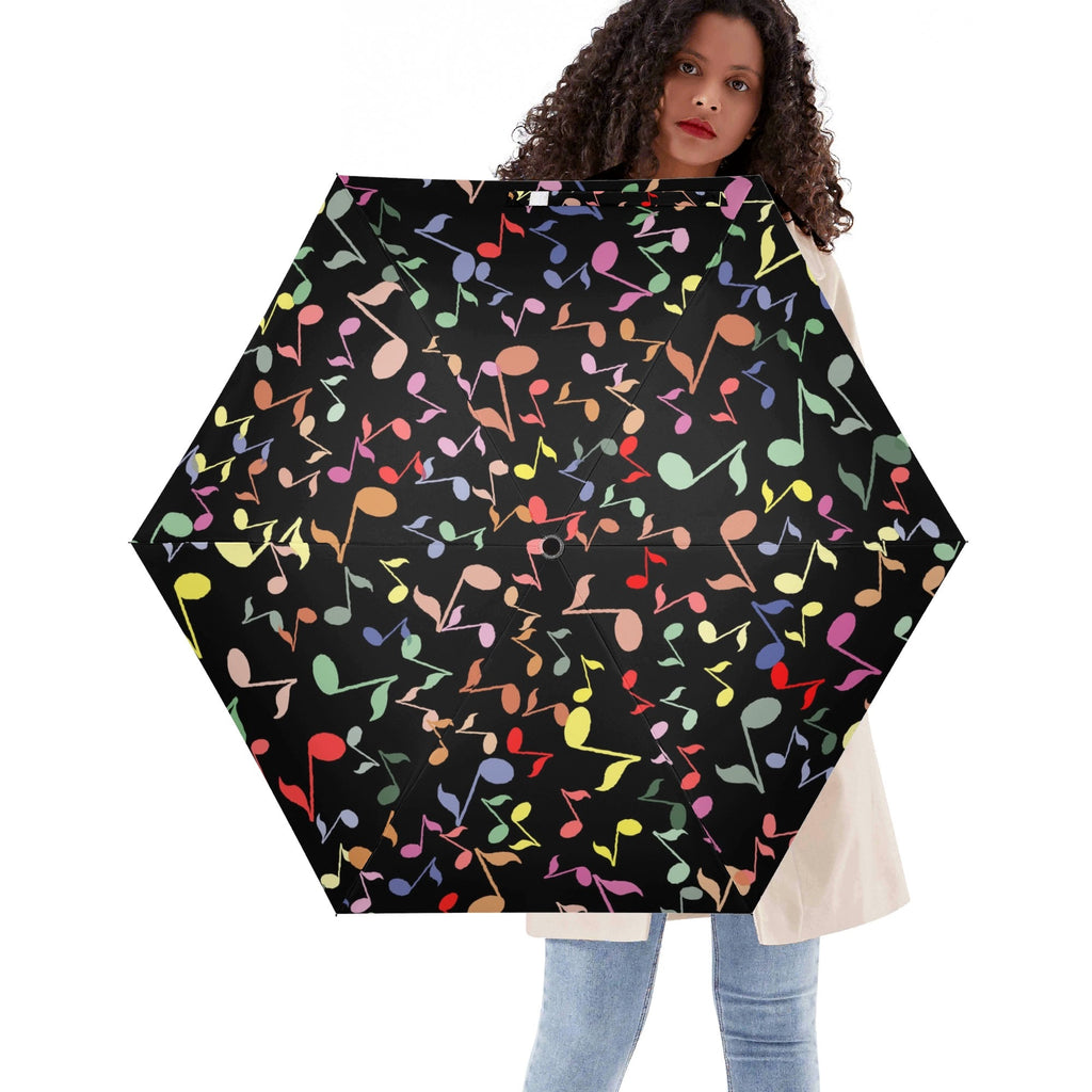 Quavers, Music Notes Compact Automatic Umbrella Default Title Compact Automatic Umbrella Music Printed Offshore