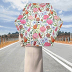 Australian Flowers Compact Automatic Umbrella Compact Automatic Umbrella Plants Printed Offshore