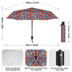 Comic Book Cells Compact Automatic Umbrella Compact Automatic Umbrella comic Printed Offshore