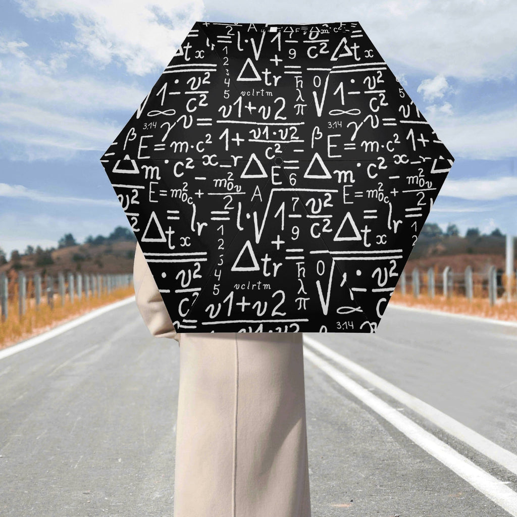 Mathematics Compact Automatic Umbrella Compact Automatic Umbrella Maths Printed Offshore