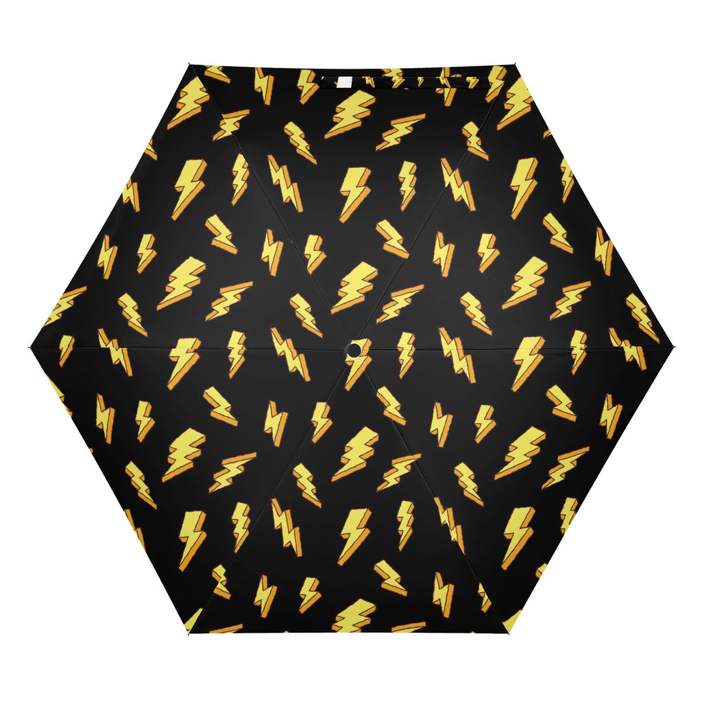 Lightning Bolts Compact Automatic Umbrella Compact Automatic Umbrella comic Printed Offshore
