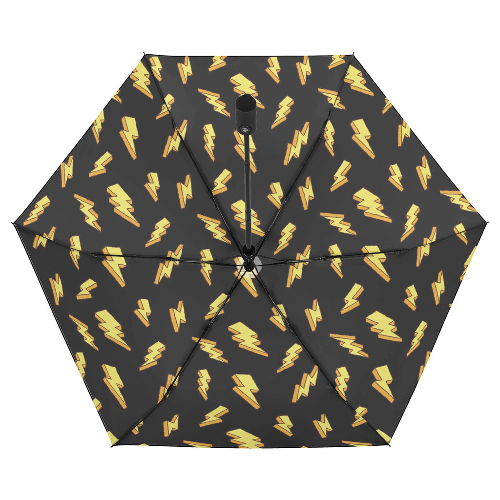 Lightning Bolts Compact Automatic Umbrella Compact Automatic Umbrella comic Printed Offshore