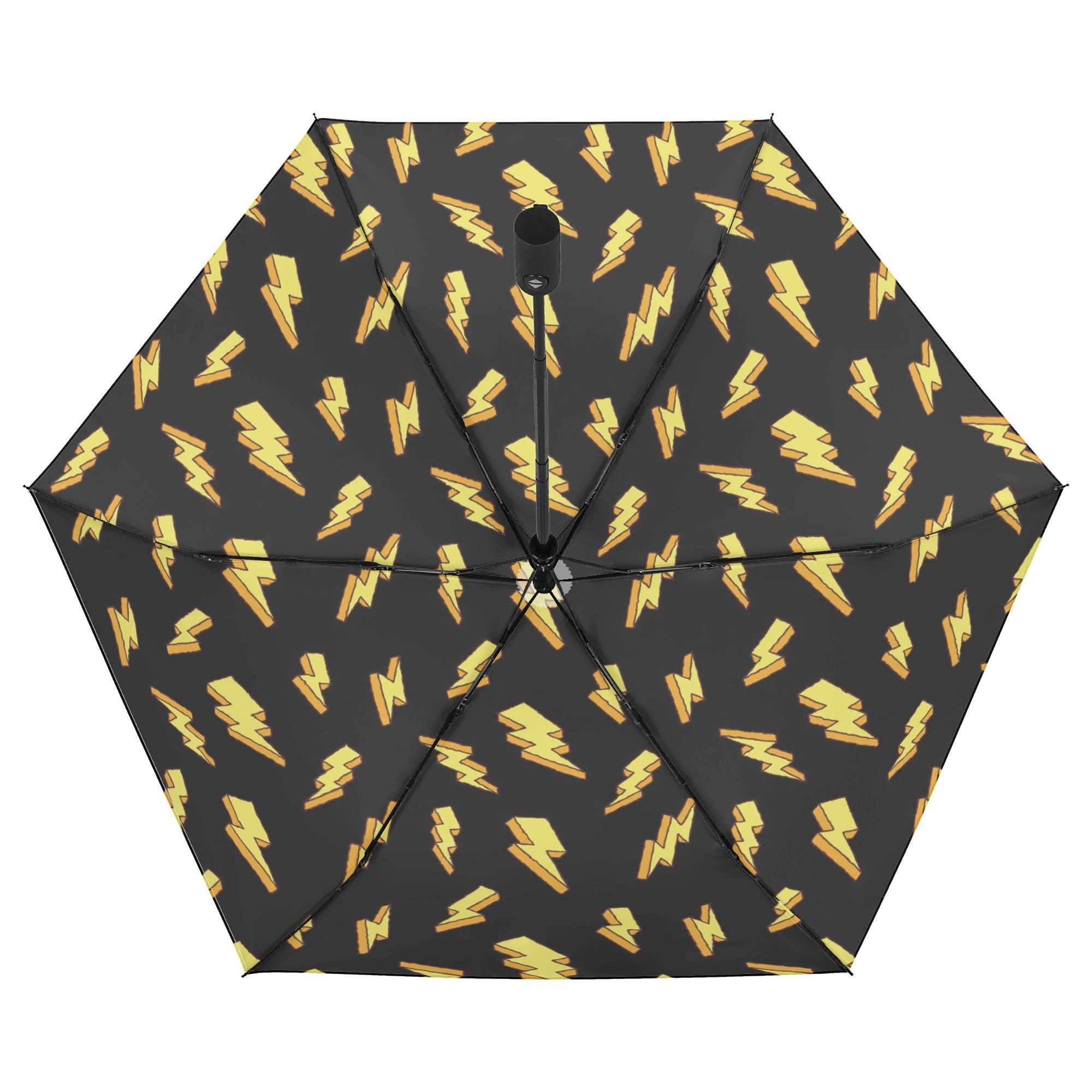 Lightning Bolts Compact Automatic Umbrella Compact Automatic Umbrella comic Printed Offshore