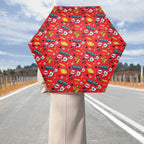 Comic Book Red Compact Automatic Umbrella Compact Automatic Umbrella comic Printed Offshore