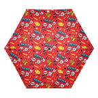 Comic Book Red Compact Automatic Umbrella Compact Automatic Umbrella comic Printed Offshore