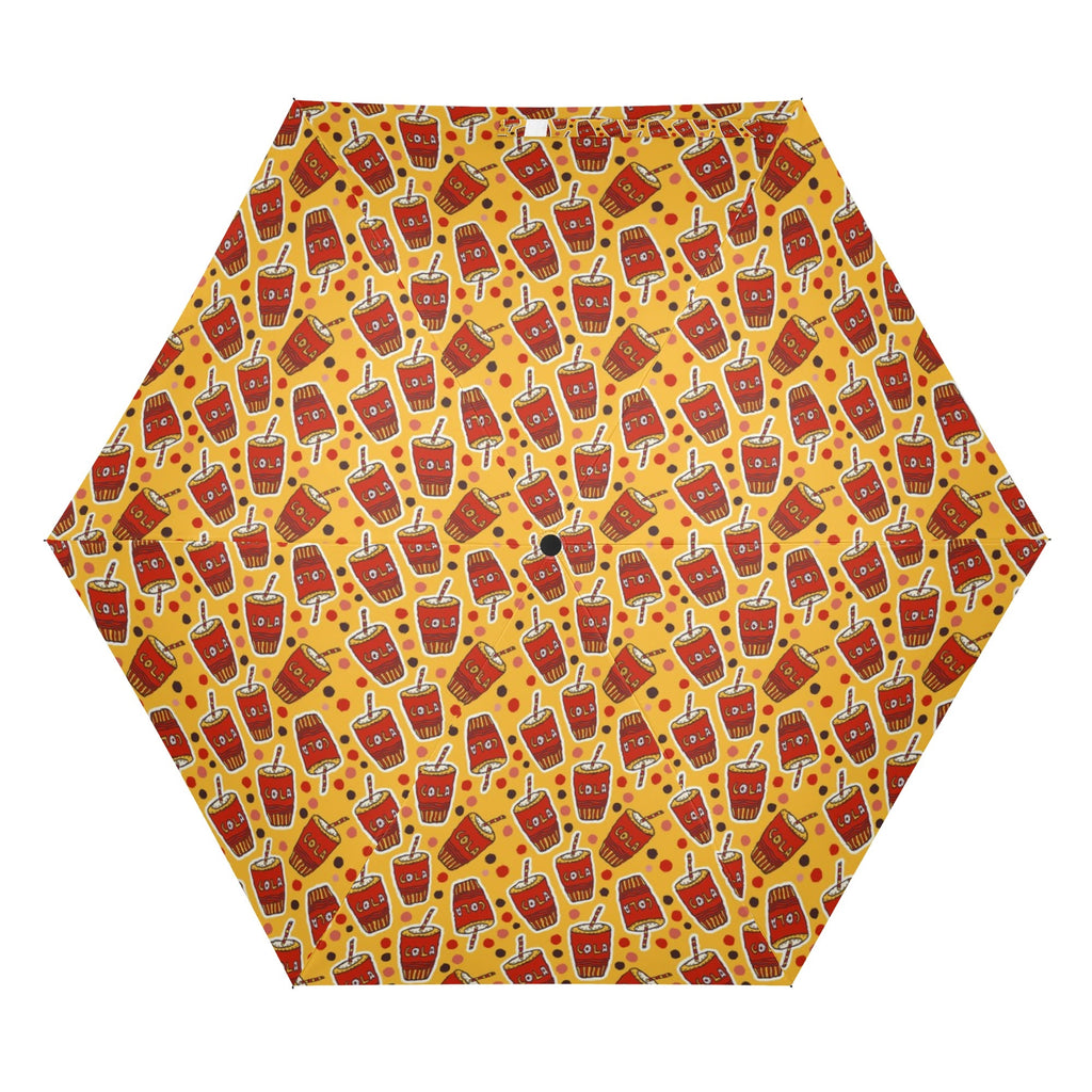 Cola Compact Automatic Umbrella Compact Automatic Umbrella Food Printed Offshore