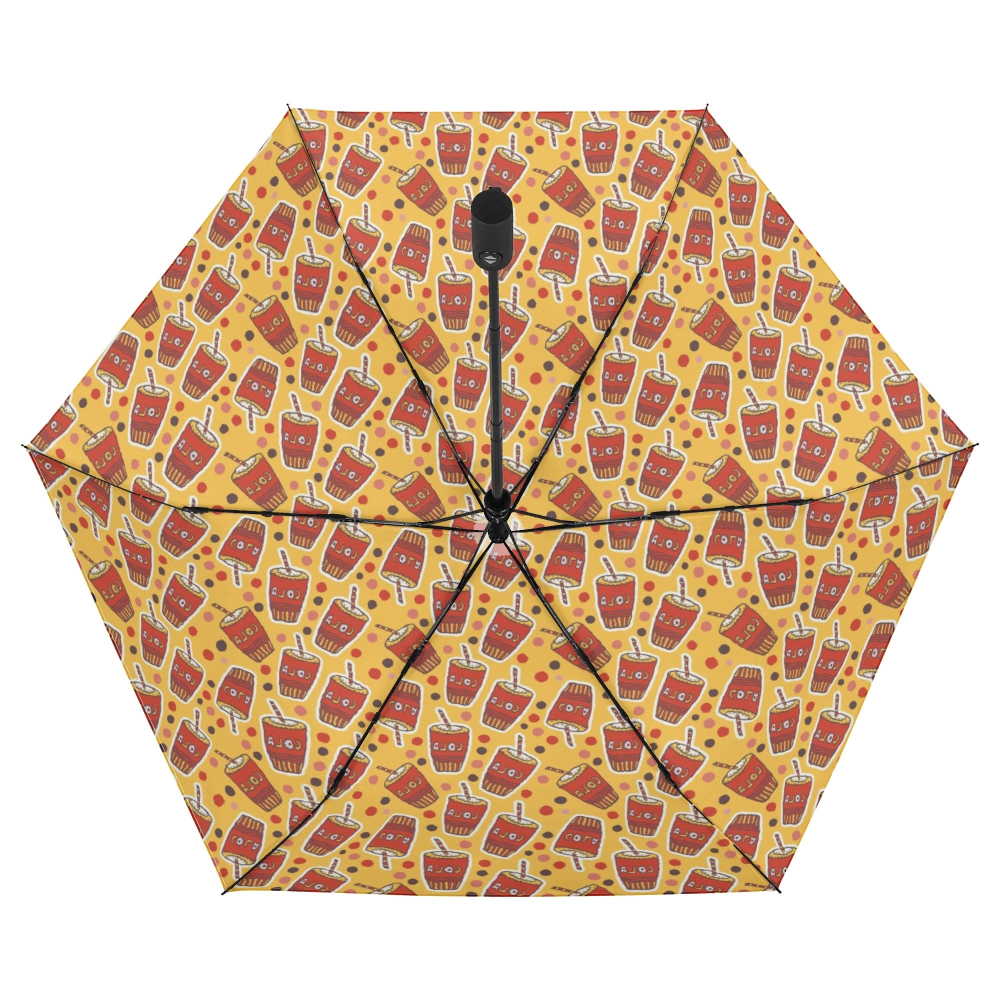 Cola Compact Automatic Umbrella Compact Automatic Umbrella Food Printed Offshore