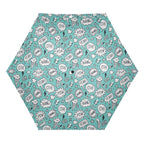 Comic Book Speech Bubbles Compact Automatic Umbrella Compact Automatic Umbrella comic Printed Offshore