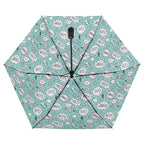 Comic Book Speech Bubbles Compact Automatic Umbrella Compact Automatic Umbrella comic Printed Offshore