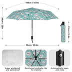 Comic Book Speech Bubbles Compact Automatic Umbrella Compact Automatic Umbrella comic Printed Offshore