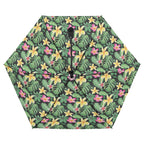 Frangipani Compact Automatic Umbrella Compact Automatic Umbrella Plants Printed Offshore