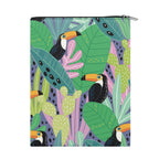 Personalised Bright Toucans Book Sleeve / Book Cover Protector with Zipper Personalised Book Sleeve / Cover animal Printed Offshore