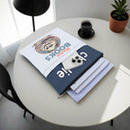 Personalised Maybe Books Are Addicted To Me, Cat Book Sleeve / Book Cover Protector with Zipper Personalised Book Sleeve / Cover animal Printed Offshore Reading