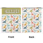 Personalised Cute Colourful Dinosaurs Book Sleeve / Book Cover Protector with Zipper Personalised Book Sleeve / Cover animal Printed Offshore