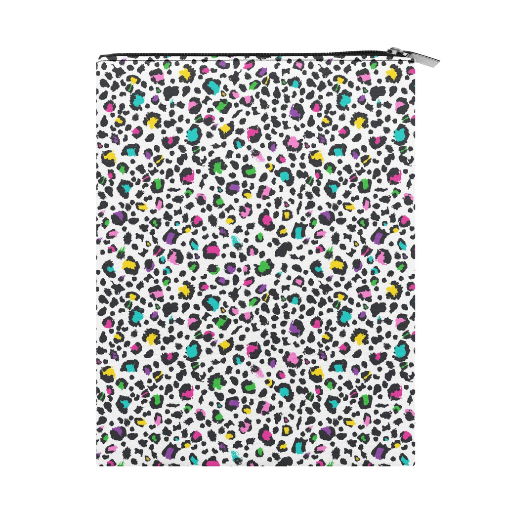 Personalised Animal Print In Colour Book Sleeve / Book Cover Protector with Zipper Personalised Book Sleeve / Cover animal Printed Offshore