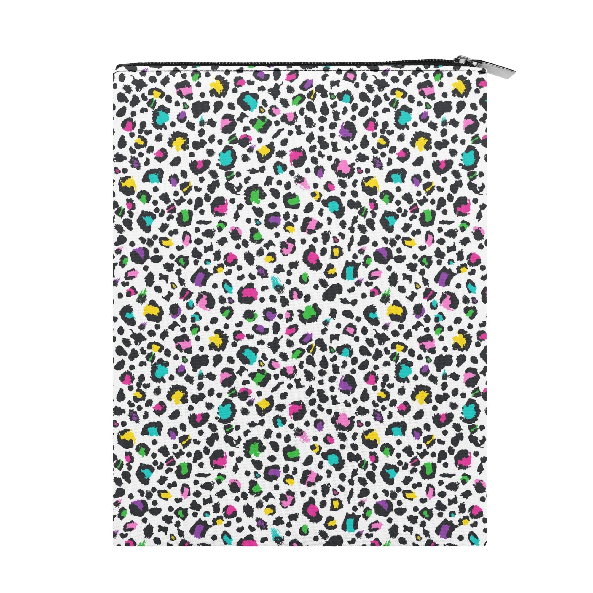 Personalised - Animal Print In Colour - Book Sleeve / Book Cover Protector with Zipper Personalised Book Sleeve / Cover animal Printed Offshore