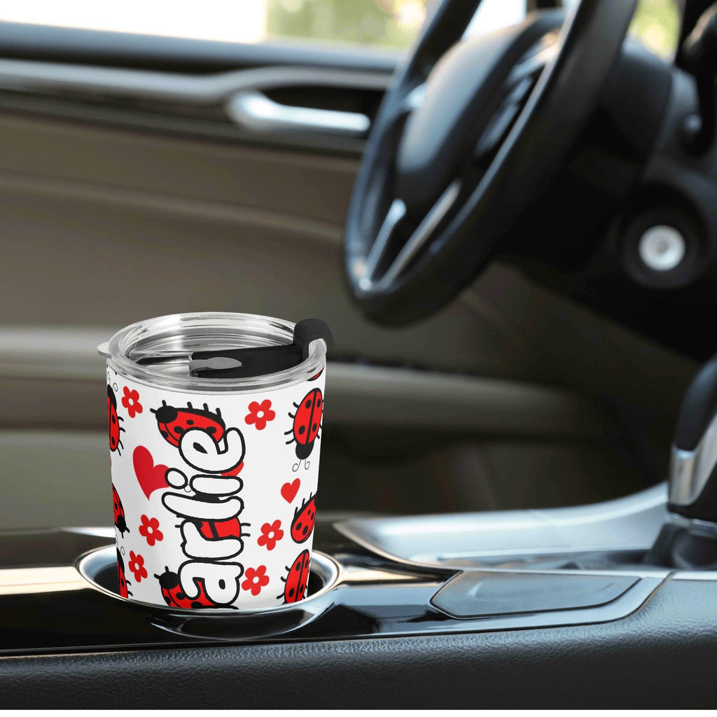 Personalised - Ladybugs - Stainless Steel 20oz Travel Mug Personalised 20oz Travel Mug animal Printed Offshore