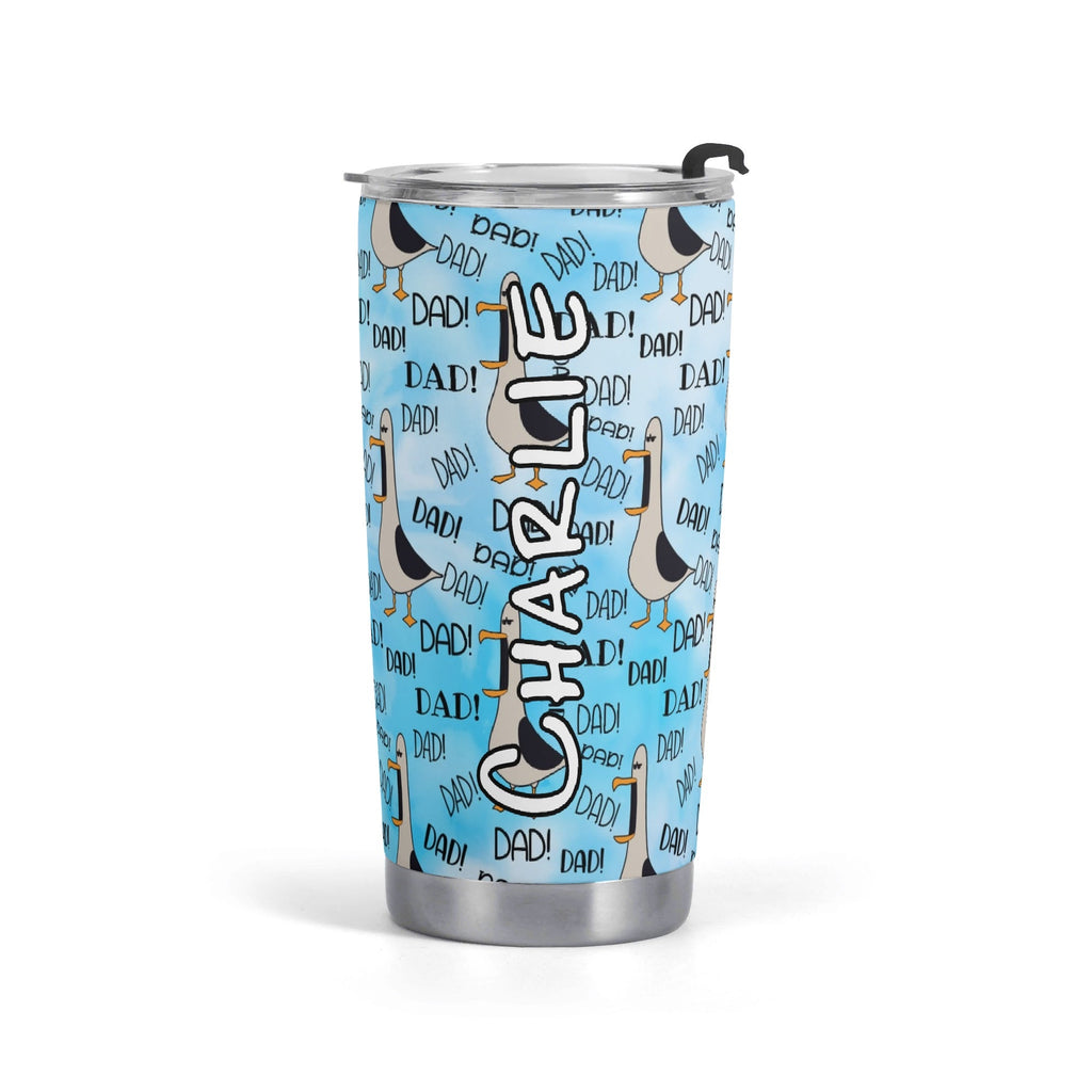 Personalised Dad Seagull Stainless Steel 20oz Travel Mug Default Title Personalised 20oz Travel Mug Dad Printed Offshore