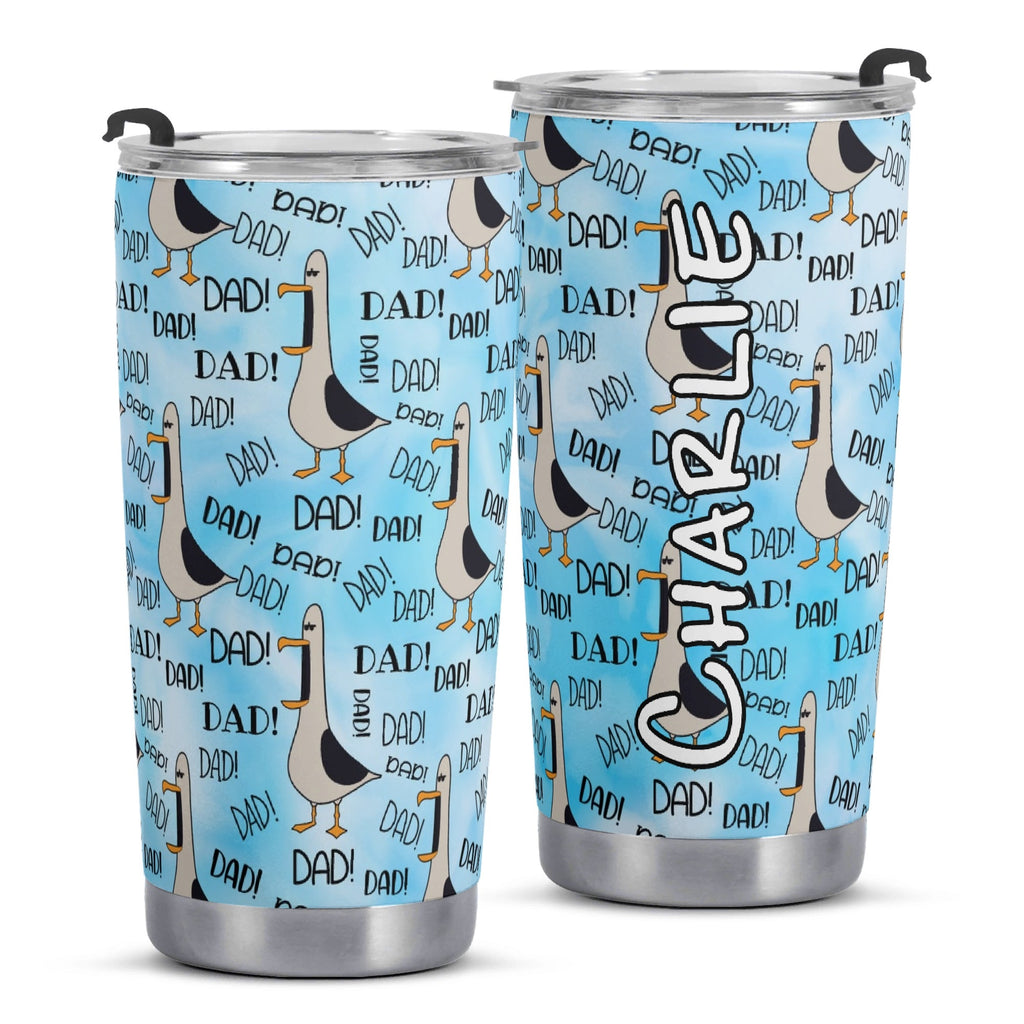 Personalised Dad Seagull Stainless Steel 20oz Travel Mug Personalised 20oz Travel Mug Dad Printed Offshore