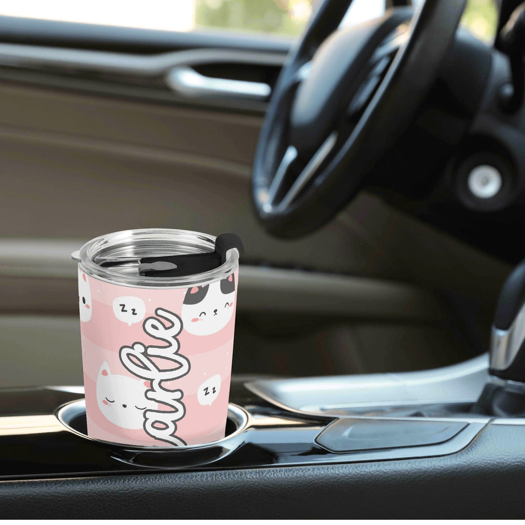 Personalised - Pink Cats - Stainless Steel 20oz Travel Mug Personalised 20oz Travel Mug animal Printed Offshore