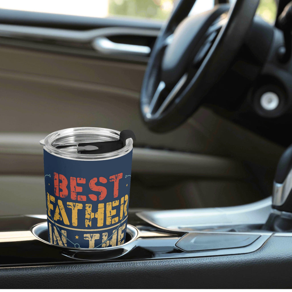 Personalised - Best Father In The Galaxy - Stainless Steel 20oz Travel Mug Personalised 20oz Travel Mug Dad Printed Offshore Space