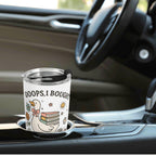 Personalised Oops, I Bought Another Book, Goose Stainless Steel 20oz Travel Mug Personalised 20oz Travel Mug animal Printed Offshore Reading