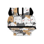 Personalised Cat Hi Small Kids Backpack, Name On Back Personalised Small Kids Backpack animal Printed Offshore