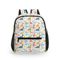 Personalised Cute Colourful Dinosaurs Small Kids Backpack, Name On Back Default Title Personalised Small Kids Backpack animal Printed Offshore