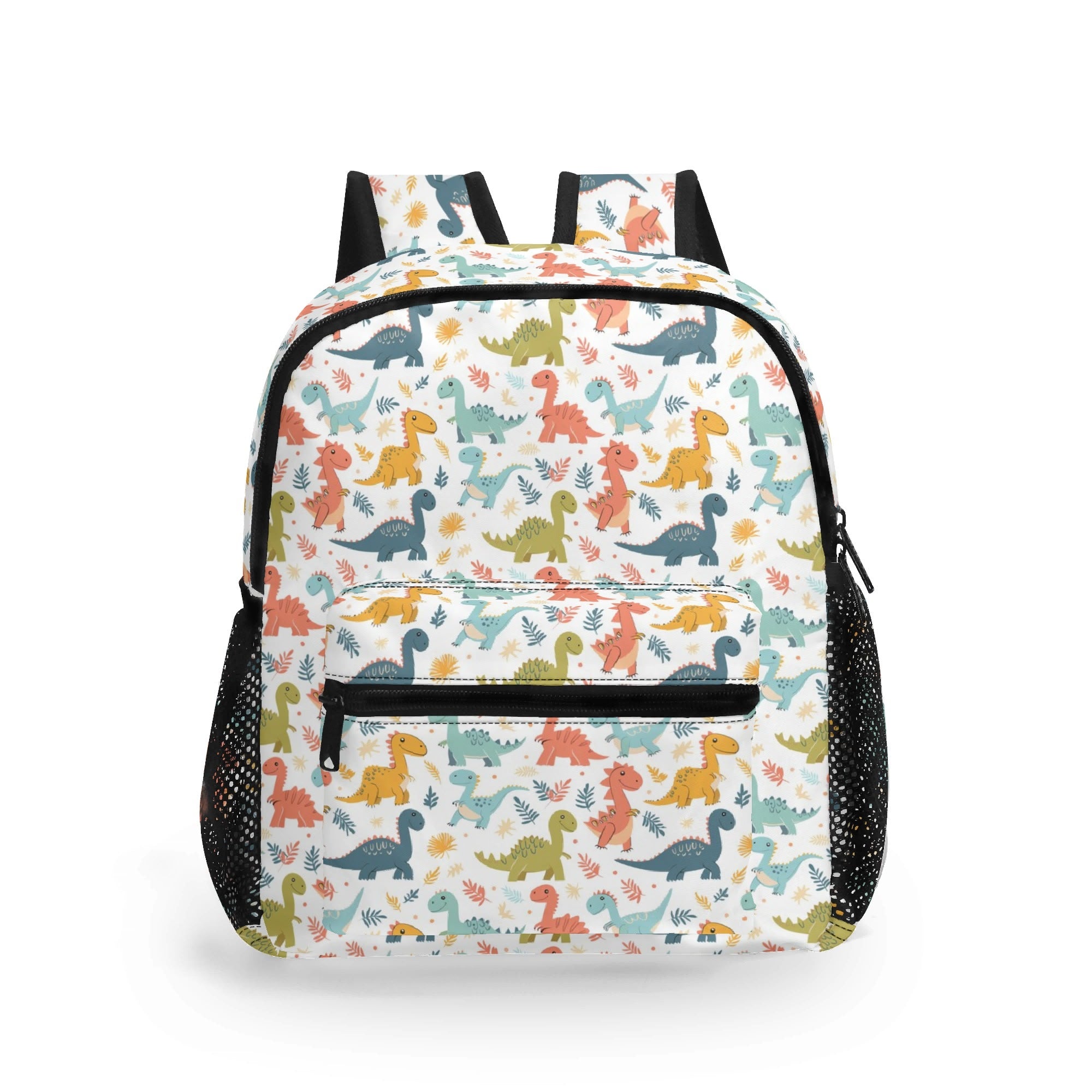 Personalised - Cute Colourful Dinosaurs - Small Kids Backpack, Name On Back Default Title Personalised Small Kids Backpack animal Printed Offshore