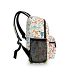Personalised Cute Colourful Dinosaurs Small Kids Backpack, Name On Back Personalised Small Kids Backpack animal Printed Offshore