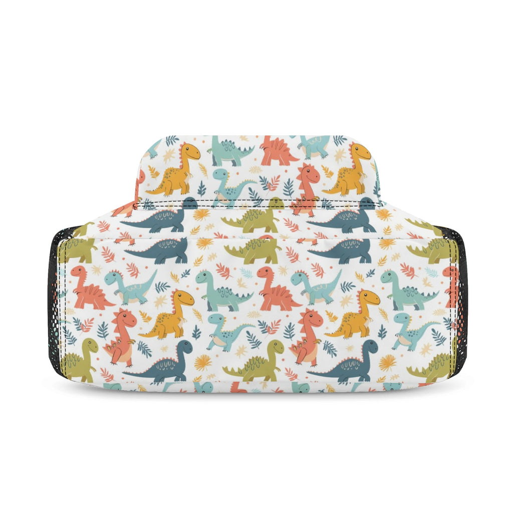Personalised Cute Colourful Dinosaurs Small Kids Backpack, Name On Back Personalised Small Kids Backpack animal Printed Offshore