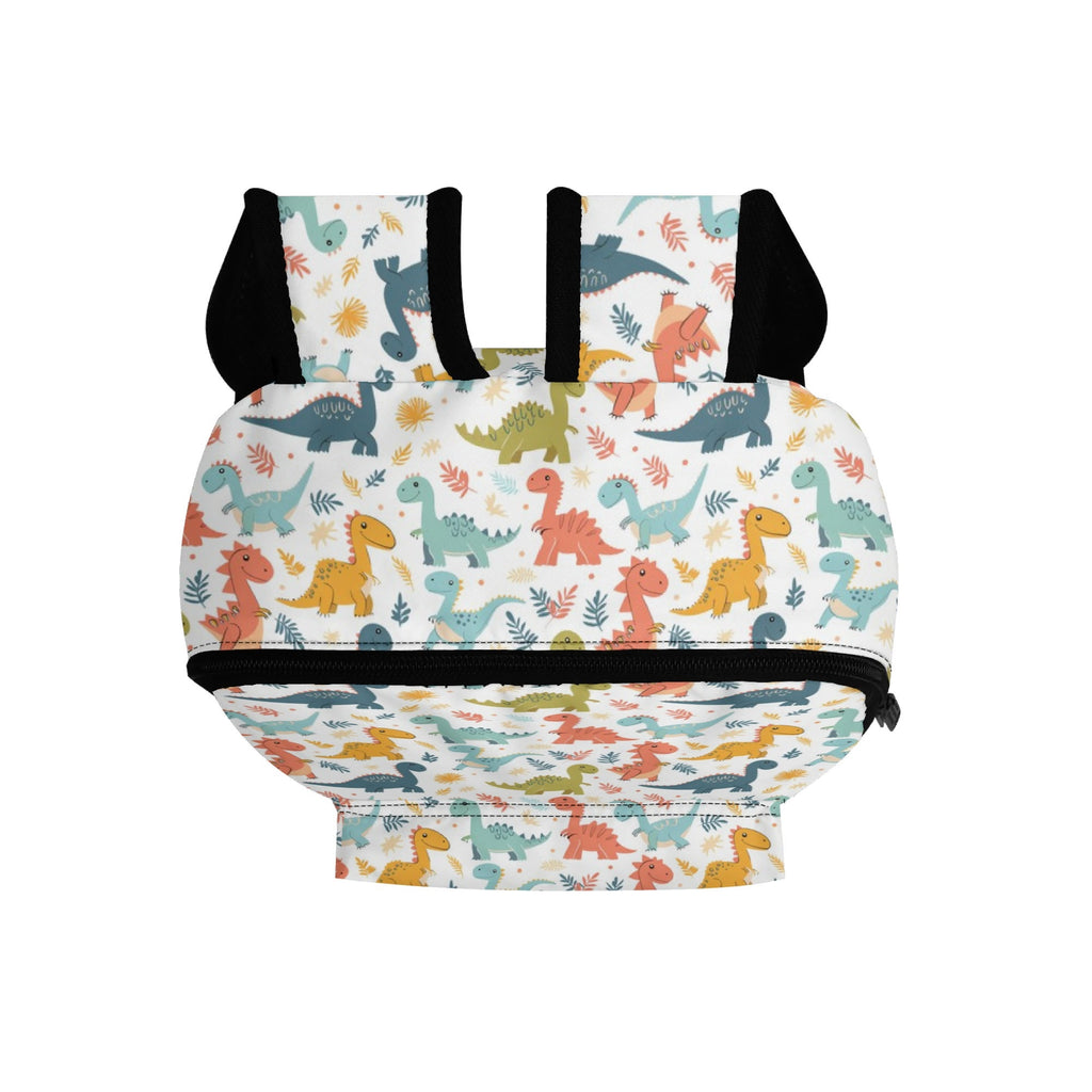 Personalised Cute Colourful Dinosaurs Small Kids Backpack, Name On Back Personalised Small Kids Backpack animal Printed Offshore
