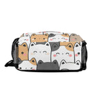 Hi Cat Crowd Chest Crossbody Bag with Adjustable Strap Chest Crossbody Bag animal Printed Offshore