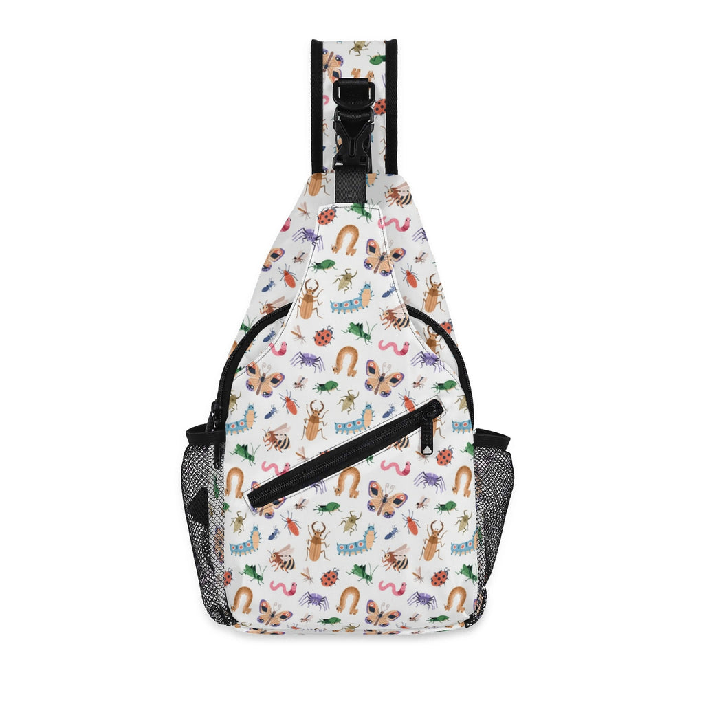Cute Bugs - Chest Crossbody Bag with Adjustable Strap Default Title Chest Crossbody Bag animal Printed Offshore