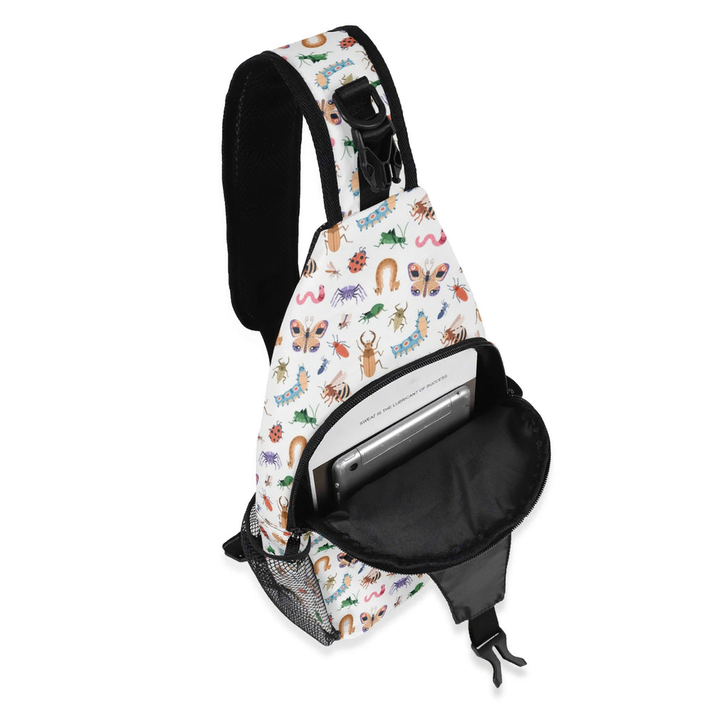 Cute Bugs - Chest Crossbody Bag with Adjustable Strap Chest Crossbody Bag animal Printed Offshore