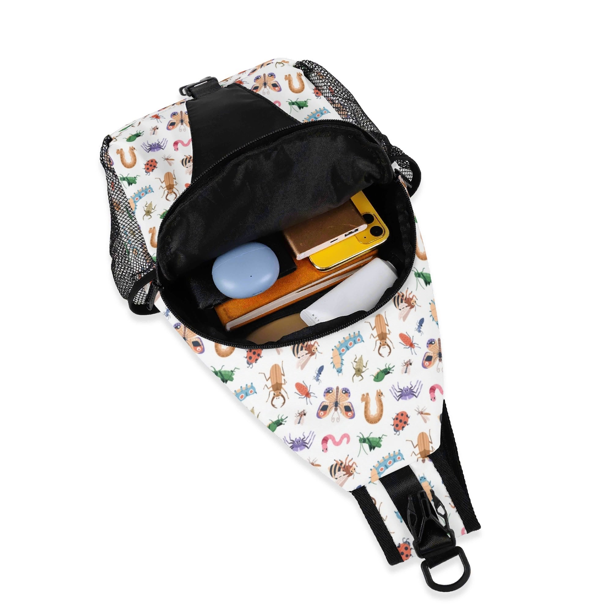 Cute Bugs - Chest Crossbody Bag with Adjustable Strap Chest Crossbody Bag animal Printed Offshore