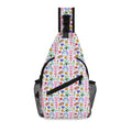 Rainbows And Butterflies Chest Crossbody Bag with Adjustable Strap Default Title Chest Crossbody Bag Printed Offshore