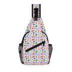 Rainbows And Butterflies Chest Crossbody Bag with Adjustable Strap Default Title Chest Crossbody Bag Printed Offshore