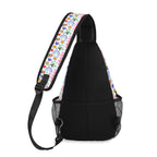 Rainbows And Butterflies Chest Crossbody Bag with Adjustable Strap Chest Crossbody Bag Printed Offshore