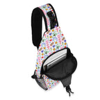 Rainbows And Butterflies Chest Crossbody Bag with Adjustable Strap Chest Crossbody Bag Printed Offshore