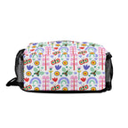 Rainbows And Butterflies Chest Crossbody Bag with Adjustable Strap Chest Crossbody Bag Printed Offshore