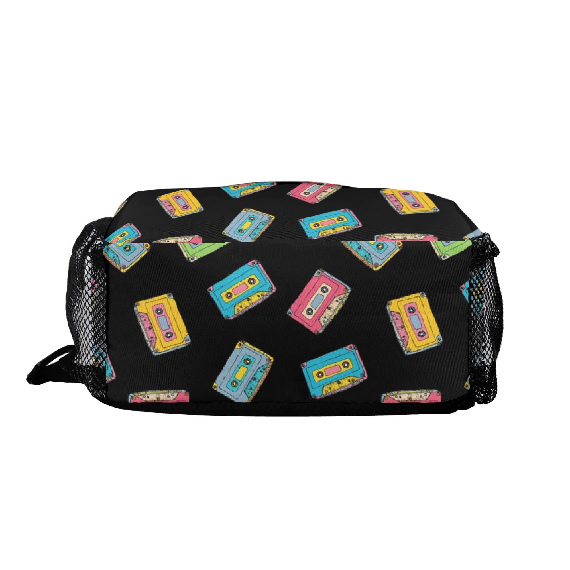 Colourful Cassettes Chest Crossbody Bag with Adjustable Strap Chest Crossbody Bag Music Printed Offshore Retro