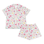 Valentine - Womens Short Sleeve 2-Piece Pyjama Set Women's Short Sleeve Pyjamas Love Printed Offshore