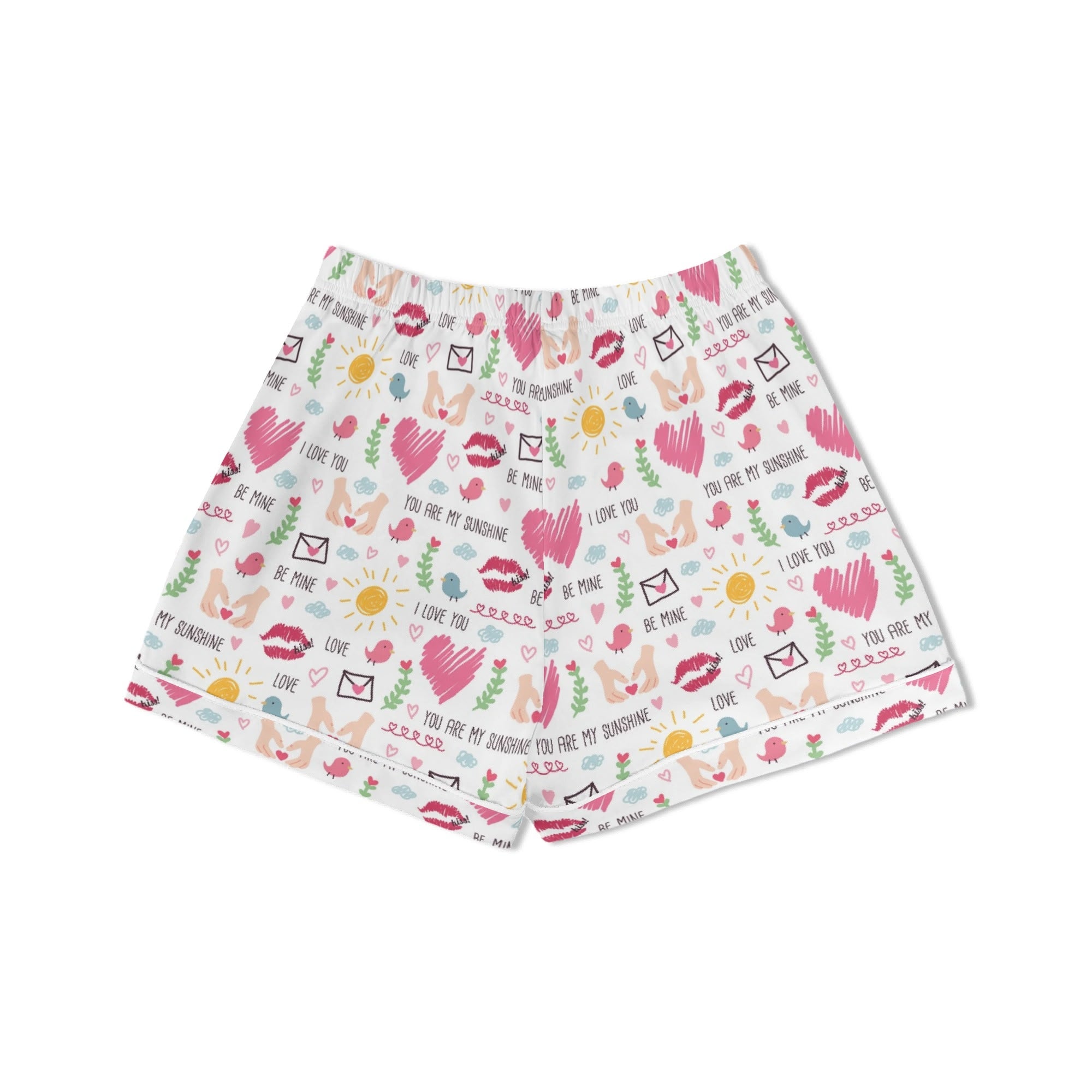 Valentine - Womens Short Sleeve 2-Piece Pyjama Set Women's Short Sleeve Pyjamas Love Printed Offshore