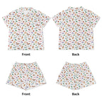 Cute Little Bugs Womens Short Sleeve 2-Piece Pyjama Set Women's Short Sleeve Pyjamas animal Printed Offshore