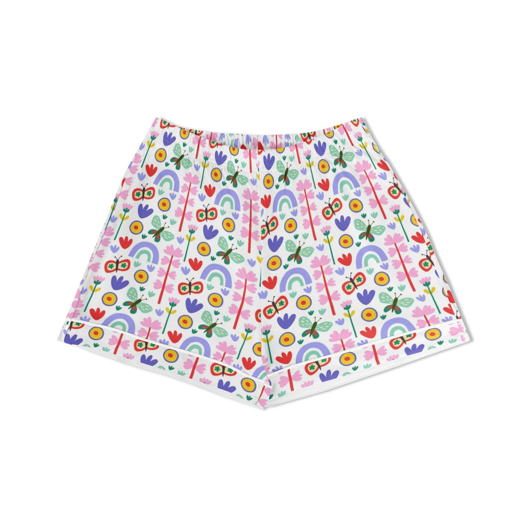 Rainbows And Butterflies Womens Short Sleeve 2-Piece Pyjama Set Women's Short Sleeve Pyjamas animal Printed Offshore